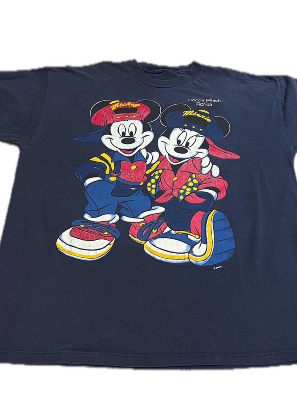 Vintage 90s Mickey & Minnie Rap Hip Hop Style T-Shirt Florida Sz 2XL